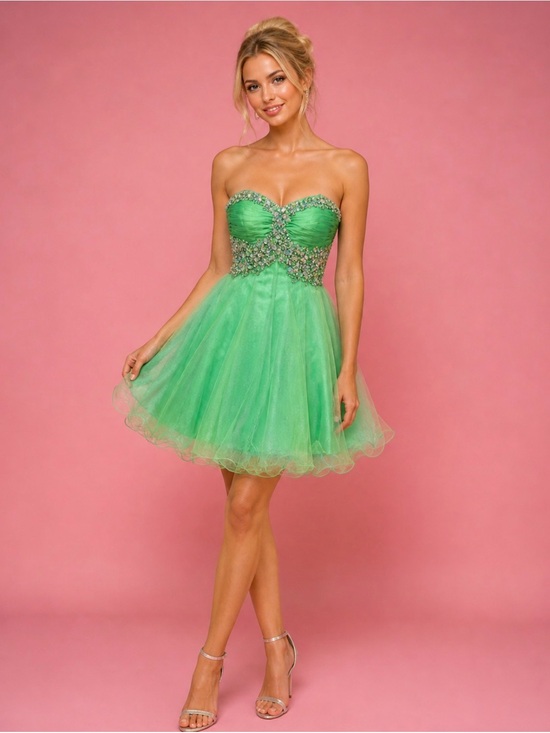 Mac Duggal Dresses & Skirts - Mac Duggal Lime Colored Dress